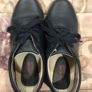 Blue school shoes used size 8m